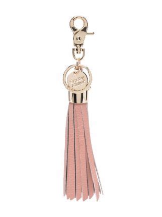 See By Chloé Tassel Keyring In Pink 